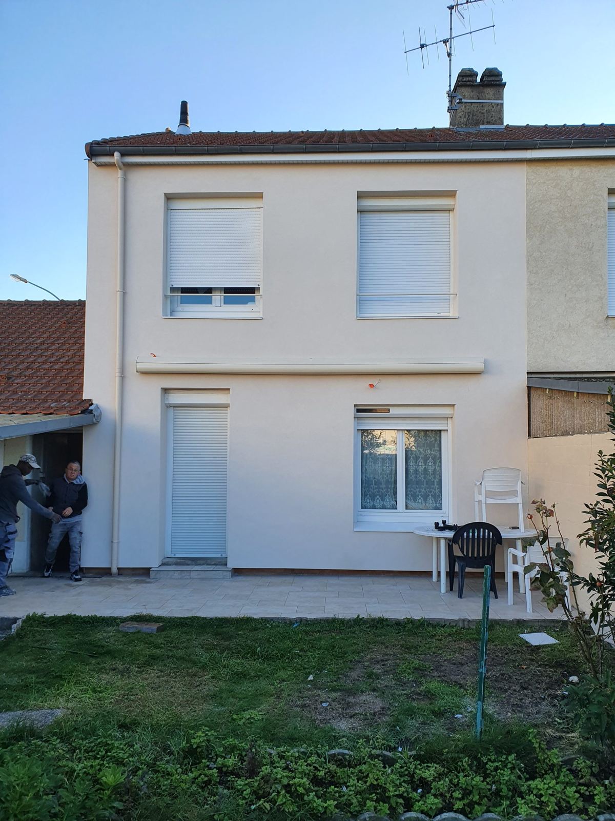 Rénovation de façade isolée