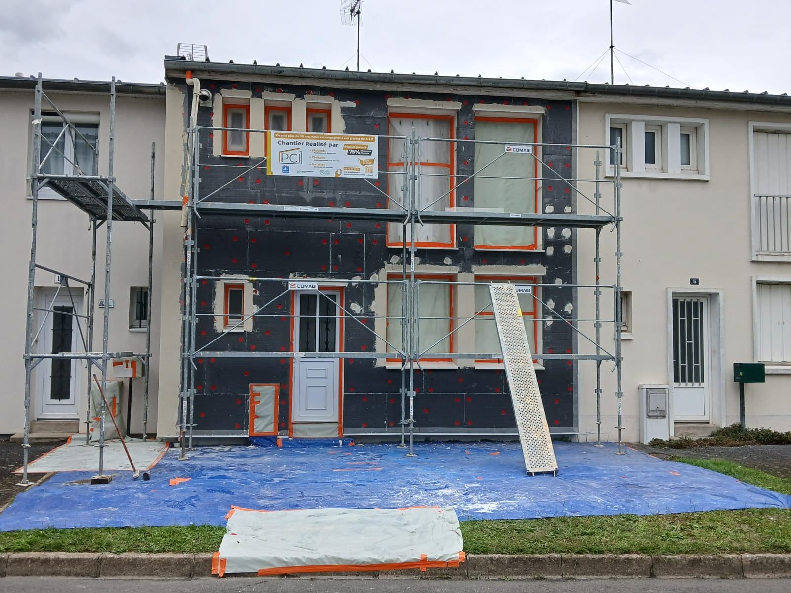 Isolation extérieure d'une maison